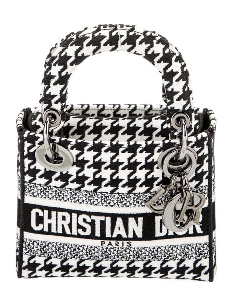 lady dior houndstooth bag